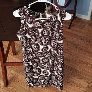 Knee length zip up dress